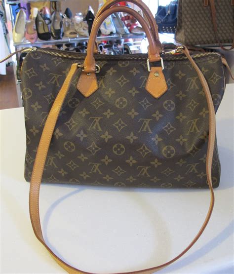 louis vuitton speedy with shoulder strap|authentic louis vuitton strap.